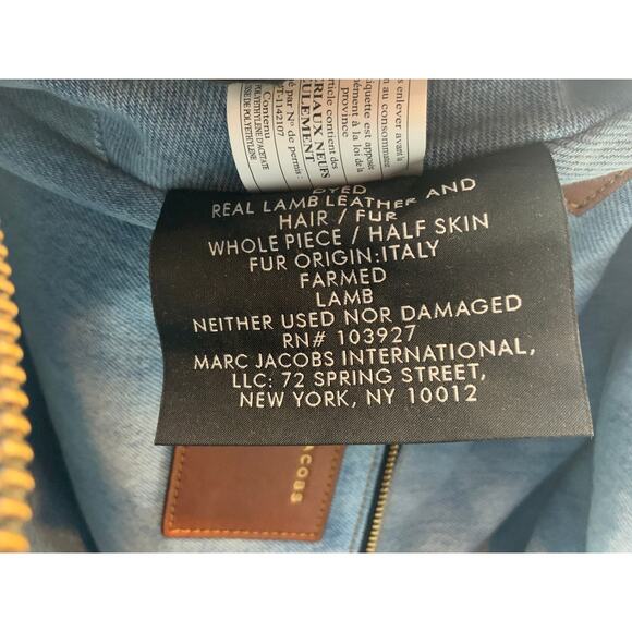 Marc Jacobs denim "Julie biker" backpack - Picture 14 of 14